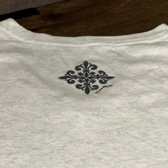 JANE MARIE GOAT SHIRT LG VNECK GREY COLOURED - Picture 6 of 6